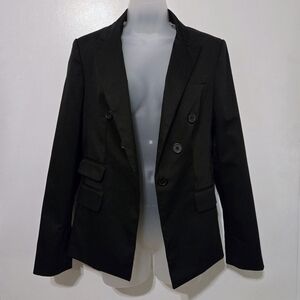 EXPRESS Women's Fitted Blazer, Black, Size 8